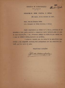 [Carta de apresentação de caso]