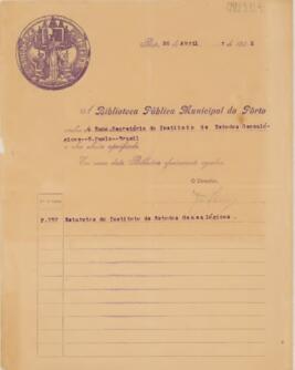 [Nota de Recebimento]