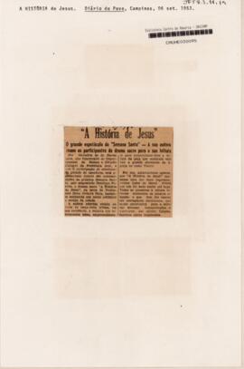 “A História de Jesus”