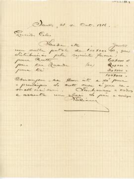 [Carta pessoal]