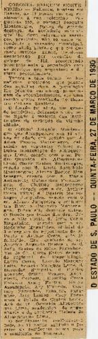 [Obituário de Joaquim Montenegro]