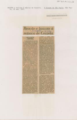 Reação e boicote à música de Cozzella