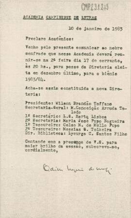 Circular de Encaminhamento