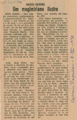 Um mogimiriano ilustre