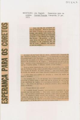 Esperança para os coretos