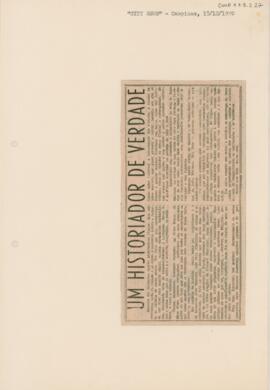 Um historiador de verdade