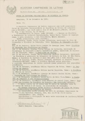 Circular de Encaminhamento