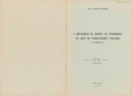 A influência do estudo do humanismo na arte do Renascimento italiano