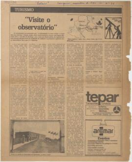 "Visite o observatório"
