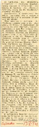 [Obituário de Leticia da Fonseca Ralston]