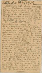 [Nota de falecimento]