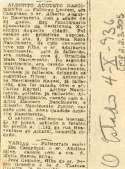 [Obituário de Alberto Augusto Nascimento]