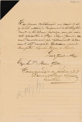[Carta de pesar]