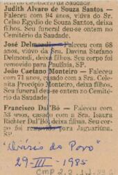 [Nota de falecimento]