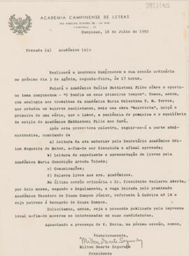 Circular de Encaminhamento