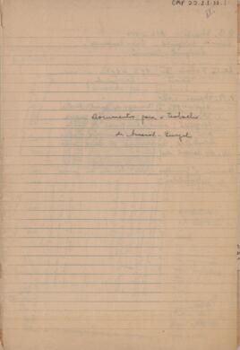 Documentos para o trabalho de Amaral-Gurgel