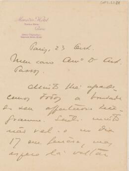 [Carta de agradecimento]