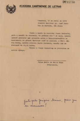 Minuta de Carta de Convite