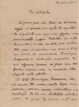 [Carta de apresentação]