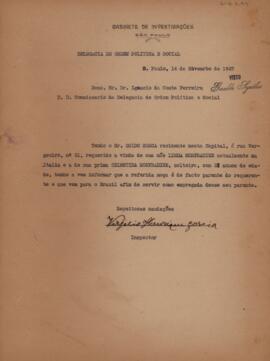 [Carta de apresentação de caso]