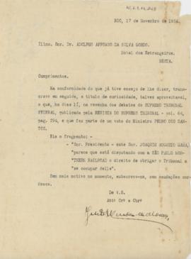 [Carta de transcrição]