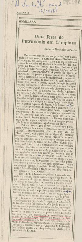 Uma festa do Patrimônio em Campinas