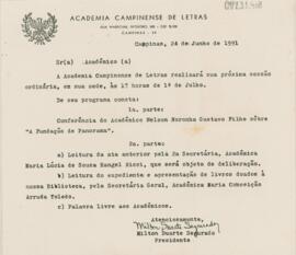 Circular de Encaminhamento