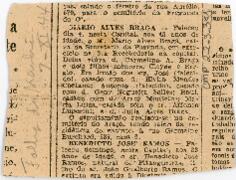 [Obituário de Mário Alves Braga]