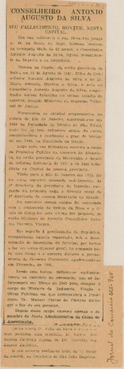 [Nota de falecimento]