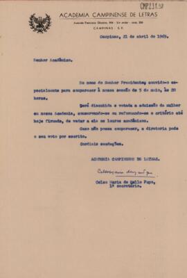 Minuta de Convite