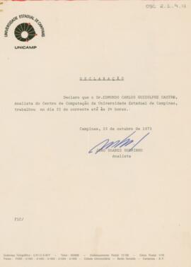 [Declaração]