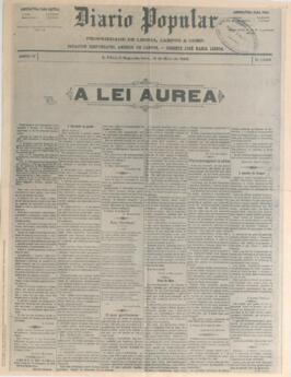 A Lei Aurea [e O Trabalho - A Evolução Operária]