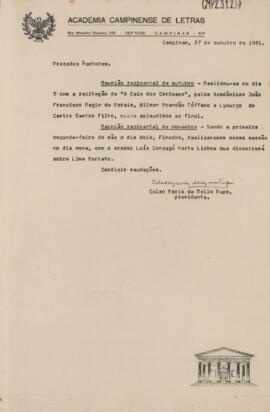 Circular de Encaminhamento