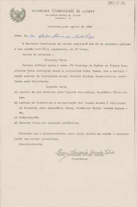 Circular de Encaminhamento