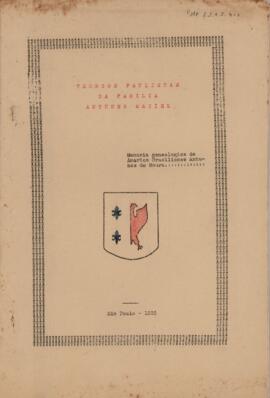 Troncos Paulistas da Familia Antunes Maciel