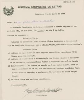 Circular de Encaminhamento