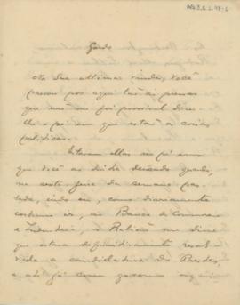 [Carta de análise política]