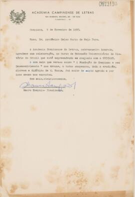 Carta de Agradecimento