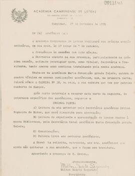 Circular de Encaminhamento