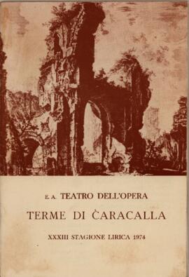 XXXIII Stagione Lirica 1974