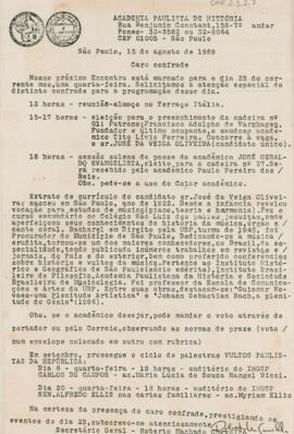 [Carta de divulgação]