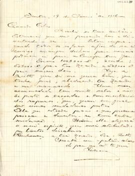 [Carta pessoal]
