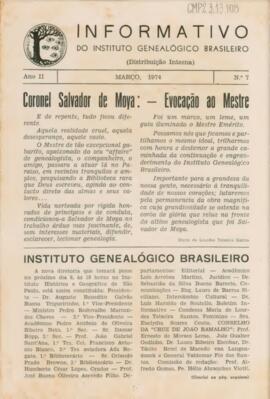 Informativo do Instituto Genealógico Brasileiro