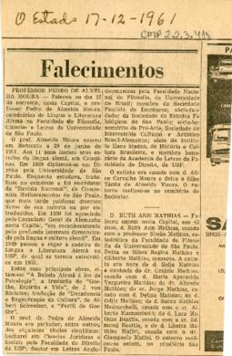 Falecimentos