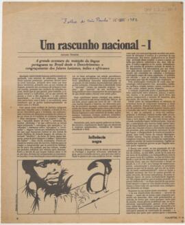Um rascunho nacional - um