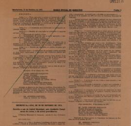 Decreto n.o 4762, de 20 de outubro de 1975.