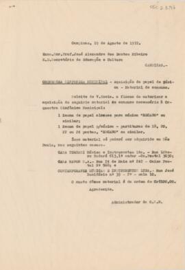 [Ofício de Pedido de Autorização]
