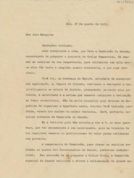 [Carta de cumprimentos]