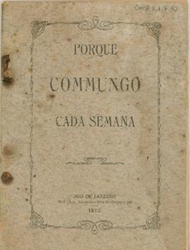 Porque Commungo cada semana