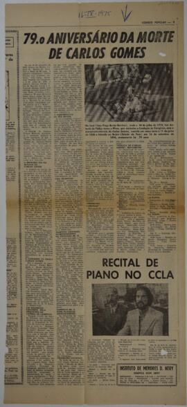 79.o aniversário da morte de Carlos Gomes